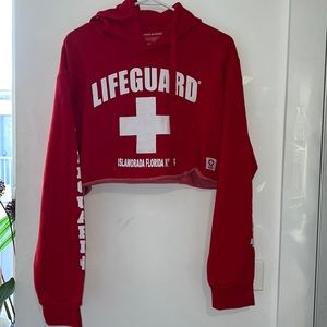 Lifeguard crop hoodie